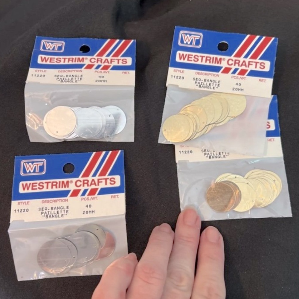 Lot of Westrim Crafts Seq. Bangle Gold & Silver